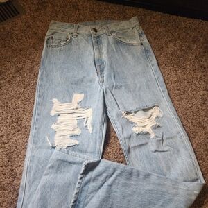 Carmar Light Blue Distressed Jeans